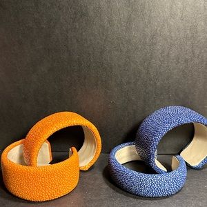 NEW Royal Blue Asst. of 2 Stingray Cuff Bracelets